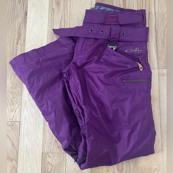 Oakley Signature Series Ski/Snowboard Pants In Purple Size XS - Picture 2 of 14